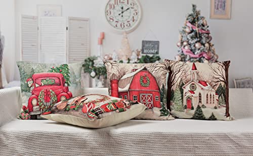Christmas Throw Pillow Covers