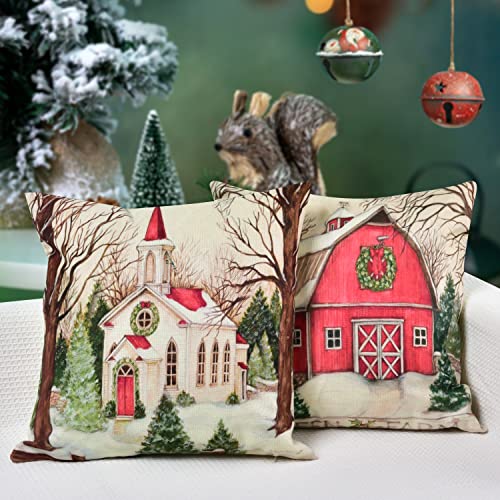 Christmas Throw Pillow Covers