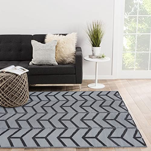 Modern Reversible Mats, Plastic Straw Area Rug 5'x8'