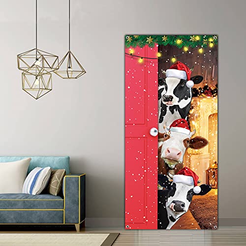 Cute Christmas Door Cover Decorations