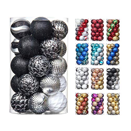 31pcs 2.75in & 1.97in Shatterproof Balls for Christmas Decoration