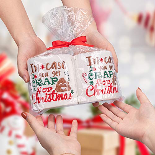 Christmas Funny Embroidered Toilet Paper Gift-Decorations