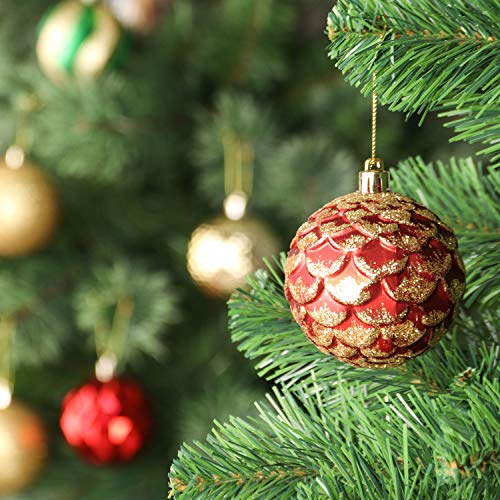 31pcs 2.75in & 1.97in Shatterproof Balls for Christmas Decoration