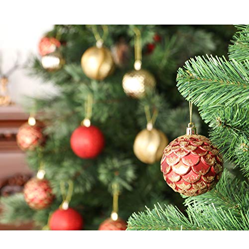 31pcs 2.75in & 1.97in Shatterproof Balls for Christmas Decoration