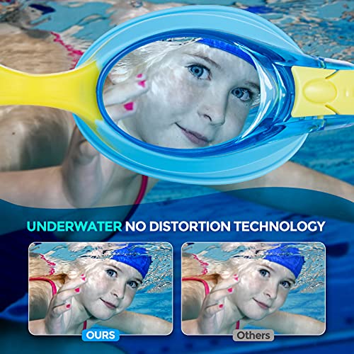 Kids Anti Fog Swimming Goggles Clear No Leaking