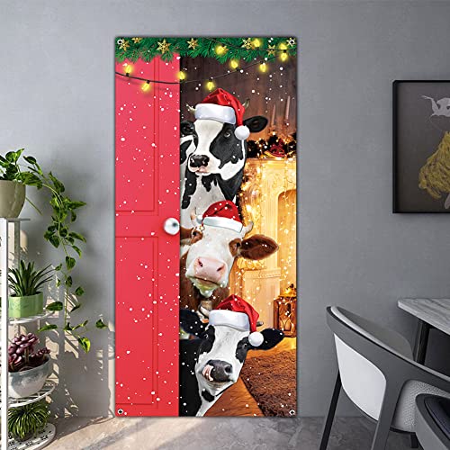 Cute Christmas Door Cover Decorations