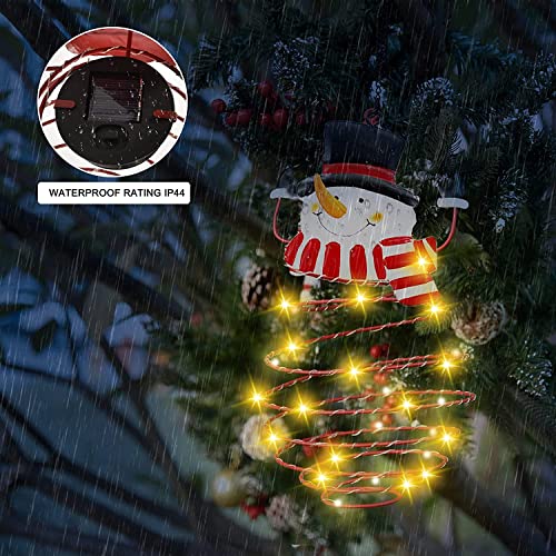 2 Pack Christmas Hanging Solar Lanterns