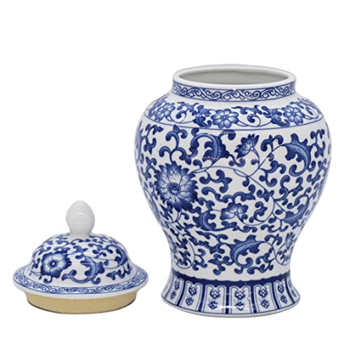Blue & White Porcelain Plum Blossom Ginger Jar