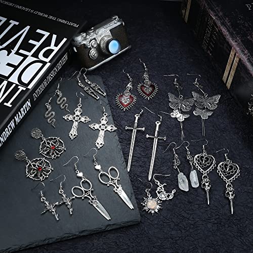 Vintage Gothic Earrings Set for Men/Women