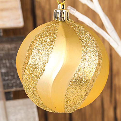 31pcs 2.75in & 1.97in Shatterproof Balls for Christmas Decoration