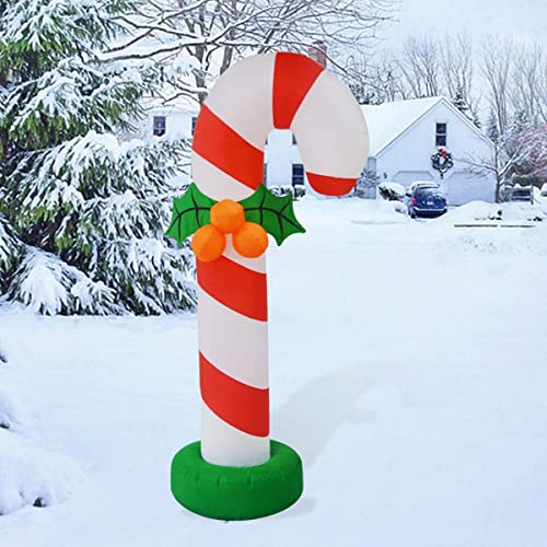 6 FT Christmas Inflatables Candy Cane w/ LEDs