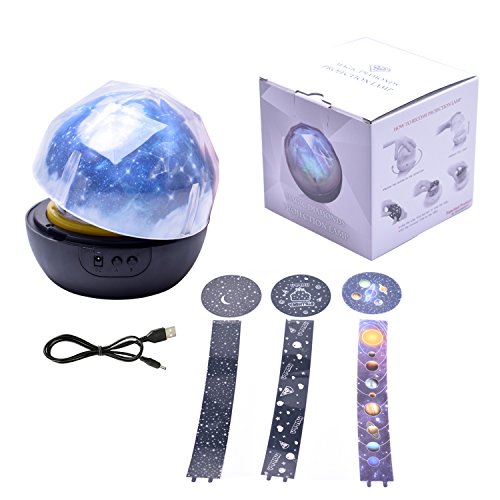 Universe Night Light Projection Lamp 3 Sets of Film