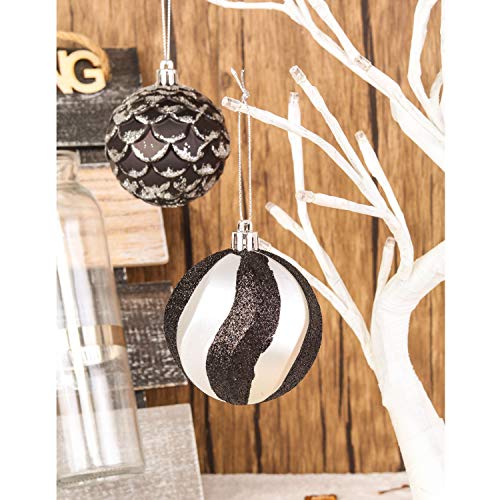 31pcs 2.75in & 1.97in Shatterproof Balls for Christmas Decoration