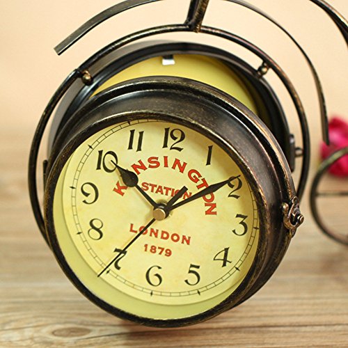 Silent Vintage Table Clock for Home Decoration