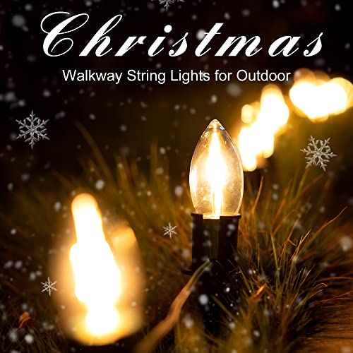 24.2 feet 20 LED C9 Christmas Pathway Lights