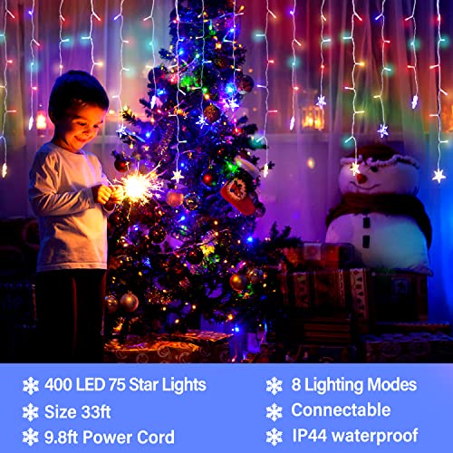 400 LED 33FT Christmas Lights Outdoor Decoration