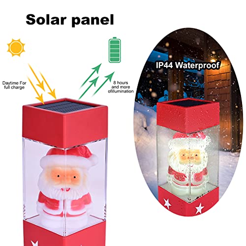 4 pack Christmas Pathway Lights Decoration