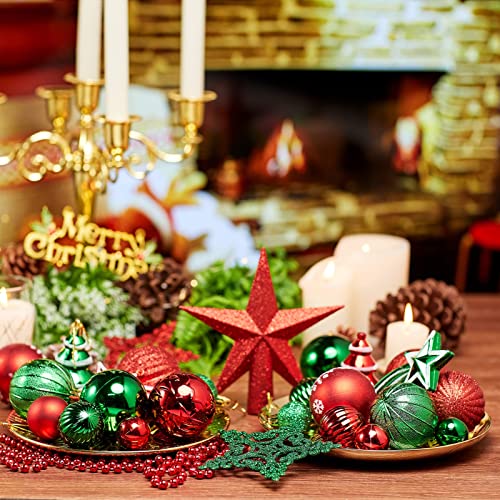 103-Pack Assorted Christmas Ball Ornaments