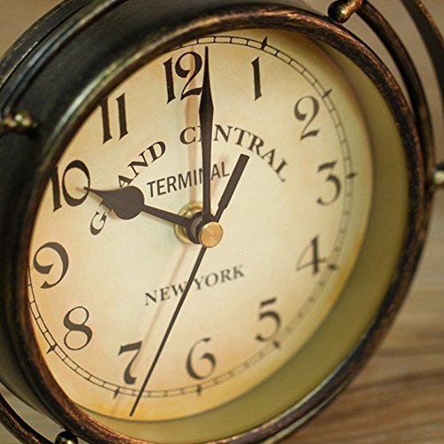 Silent Vintage Table Clock for Home Decoration