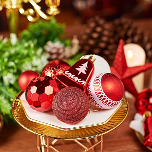 103-Pack Assorted Christmas Ball Ornaments