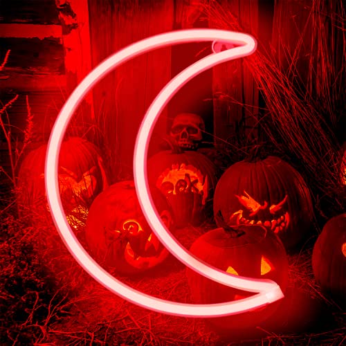LED Moon Neon Light for Home Decoration