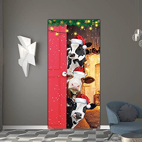 Cute Christmas Door Cover Decorations