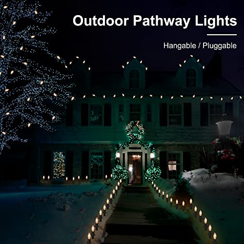 24.2 feet 20 LED C9 Christmas Pathway Lights