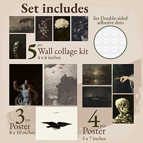 97 DECOR Dark Academia Room Gothic Home moody Halloween, Dark Academia Aesthetic Pictures, Creepy
