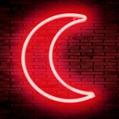 LED Moon Neon Light for Home Decoration