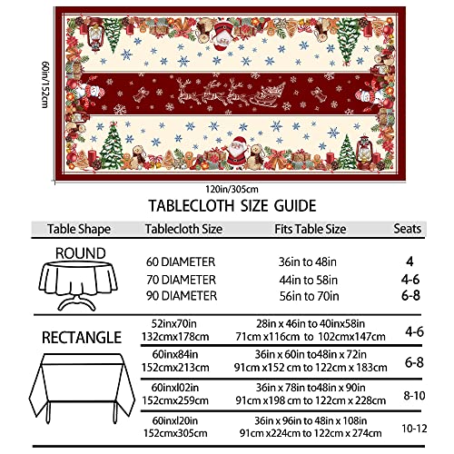 Christmas Theme Tablecloth