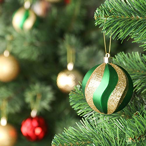 31pcs 2.75in & 1.97in Shatterproof Balls for Christmas Decoration
