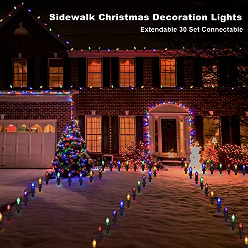 24.2 feet 20 LED C9 Christmas Pathway Lights