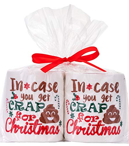 Christmas Funny Embroidered Toilet Paper Gift-Decorations