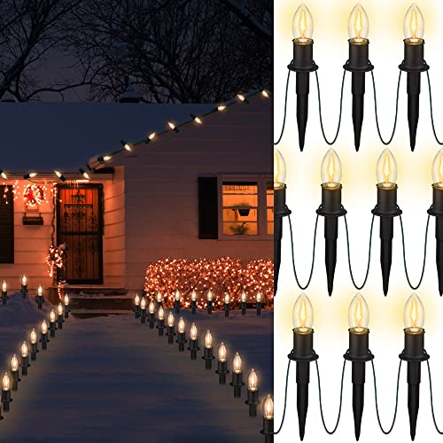 24.2 feet 20 LED C9 Christmas Pathway Lights