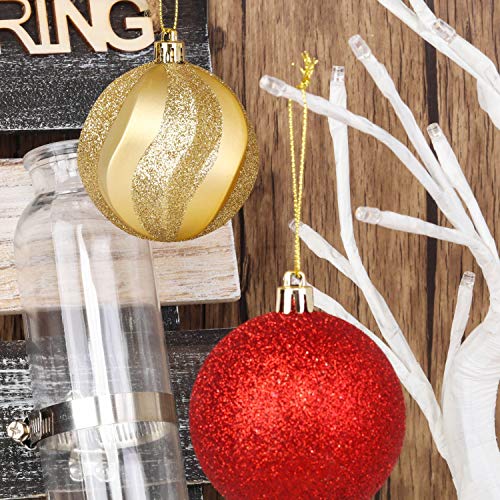 31pcs 2.75in & 1.97in Shatterproof Balls for Christmas Decoration