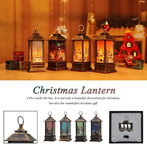 Mini Lantern Christmas Decorations