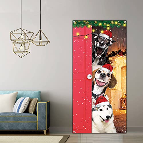 Cute Christmas Door Cover Decorations