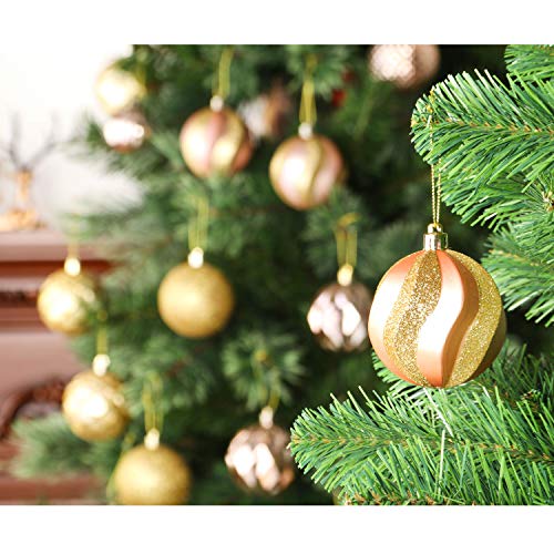 31pcs 2.75in & 1.97in Shatterproof Balls for Christmas Decoration