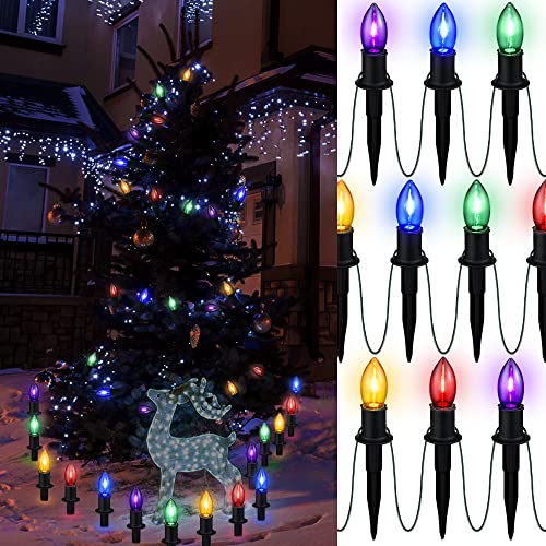 24.2 feet 20 LED C9 Christmas Pathway Lights