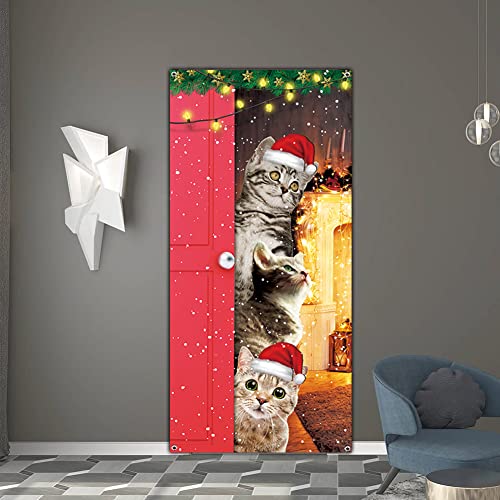 Cute Christmas Door Cover Decorations