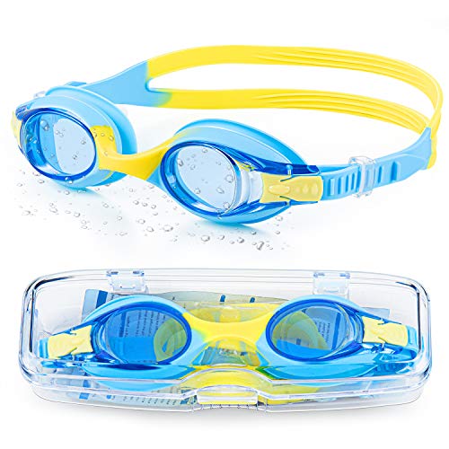 no fog swim goggles Kids Anti Fog Swimming Goggles Clear No Leaking – DANNY'S HOME GOODS