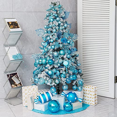 103-Pack Assorted Christmas Ball Ornaments