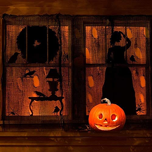 Halloween Creepy Cloth, Spooky Giant Party Supplies Decorations Outdoor Yard Home Wall