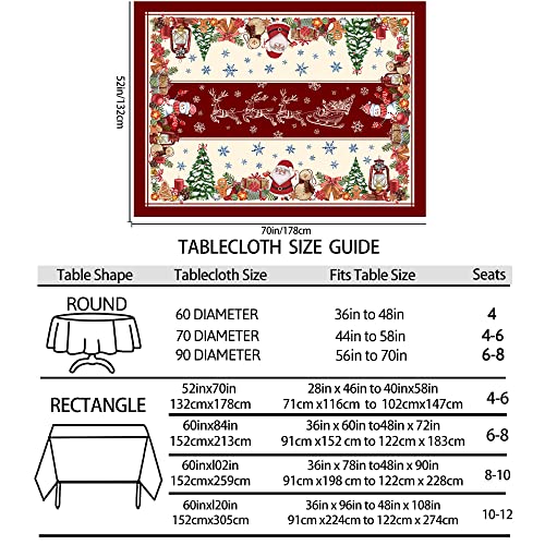 Christmas Theme Tablecloth