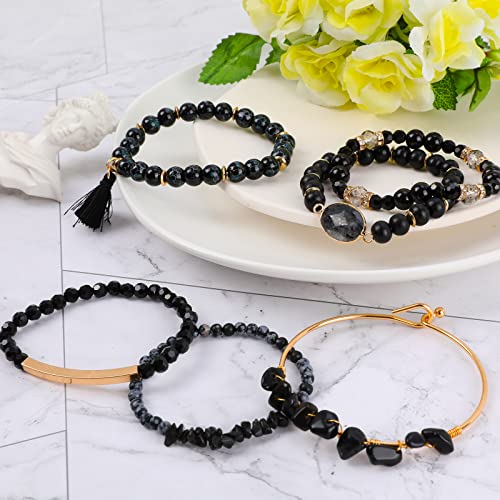 Bohemian Charm Stone Beaded Bracelet for Women
