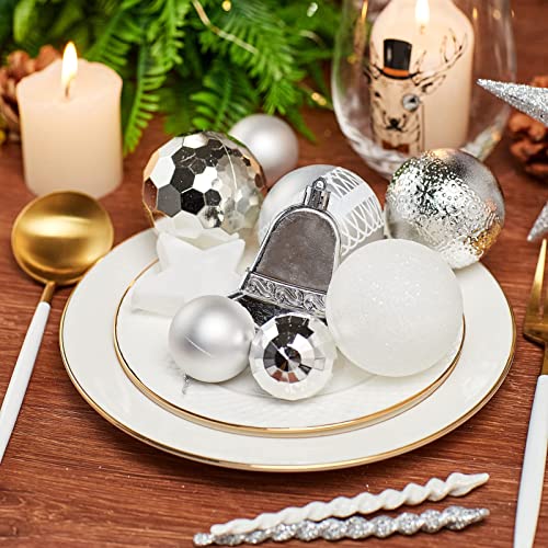 103-Pack Assorted Christmas Ball Ornaments