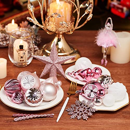 103-Pack Assorted Christmas Ball Ornaments
