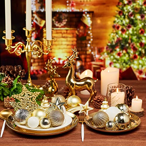 103-Pack Assorted Christmas Ball Ornaments