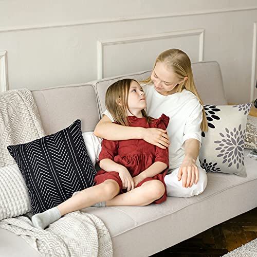 Set of 4 Christmas Throw Pillow Covers 18 x 18
