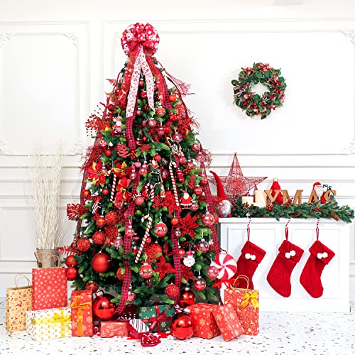 103-Pack Assorted Christmas Ball Ornaments